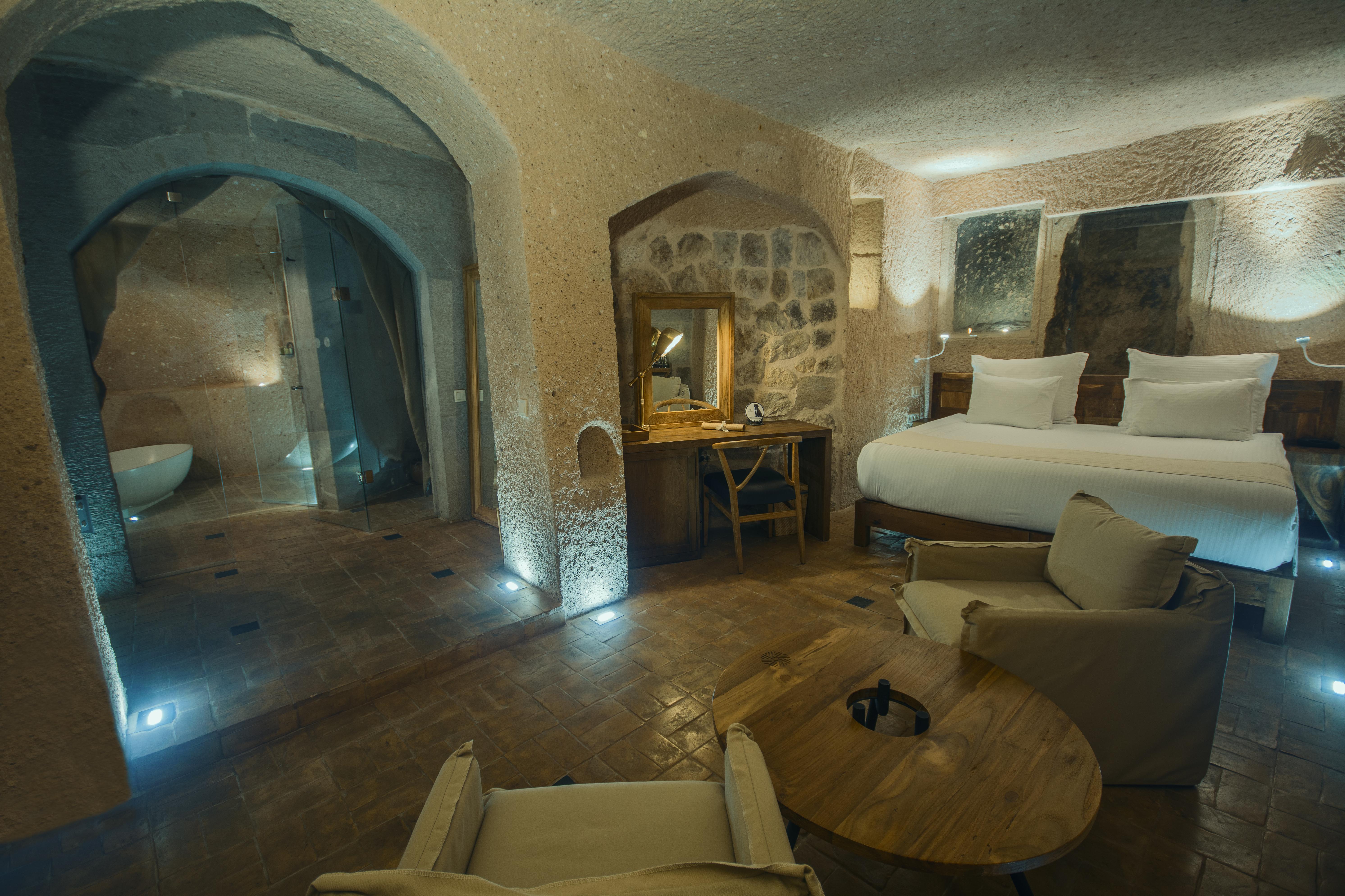 Millstone Cave Suites Hotel Учгісар Екстер'єр фото