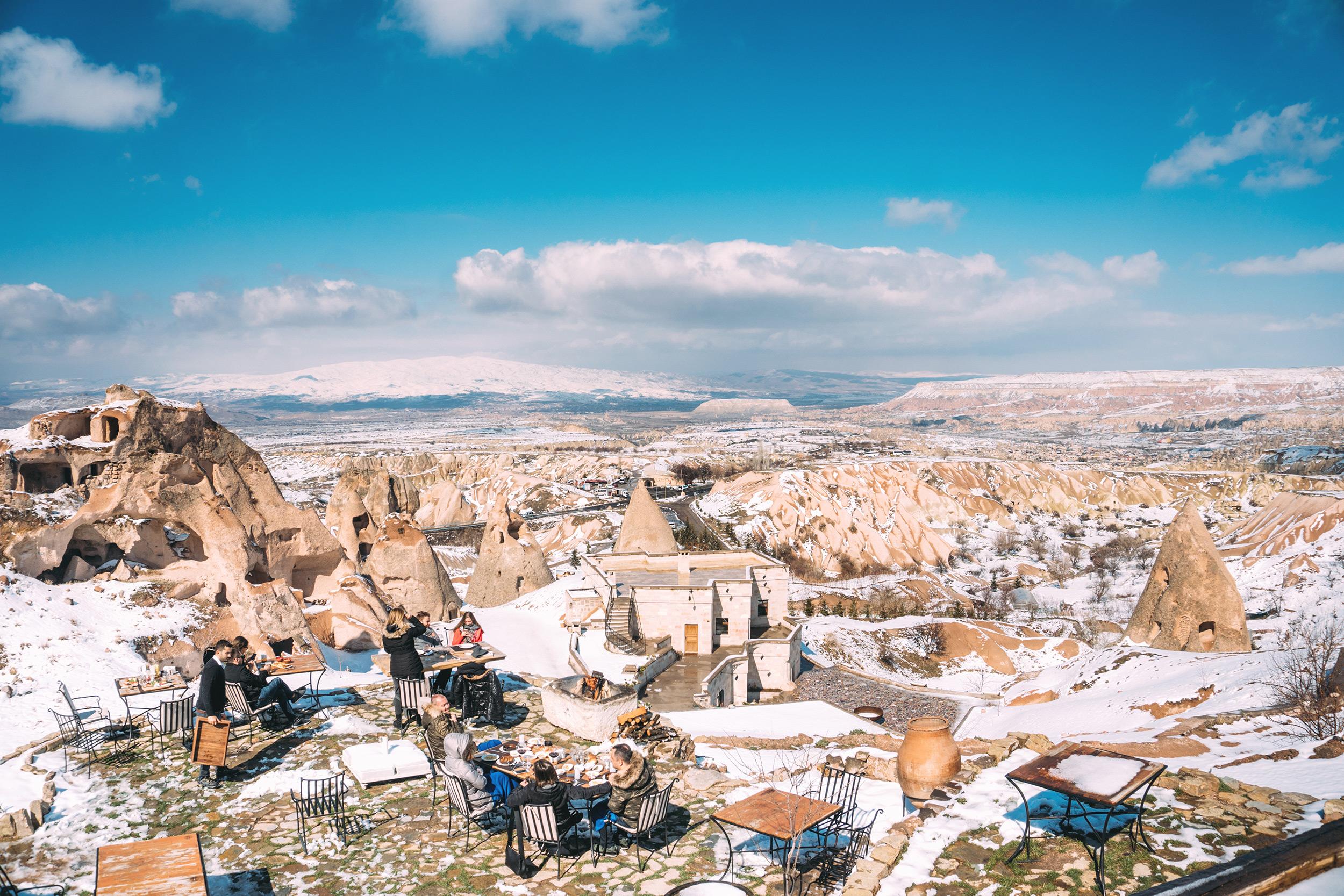 Millstone Cave Suites Hotel Учгісар Екстер'єр фото